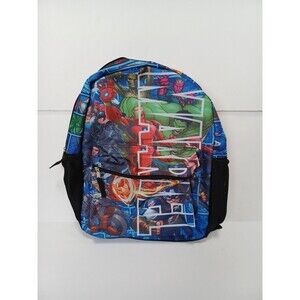 Marvel Avengers Backpack 16" Spider-Man Iron Man Thor Super Hero NWT‎